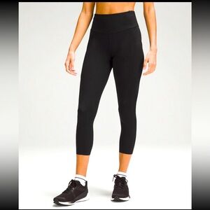 Lululemon Fast and Free 23 Tight Black with Pockets